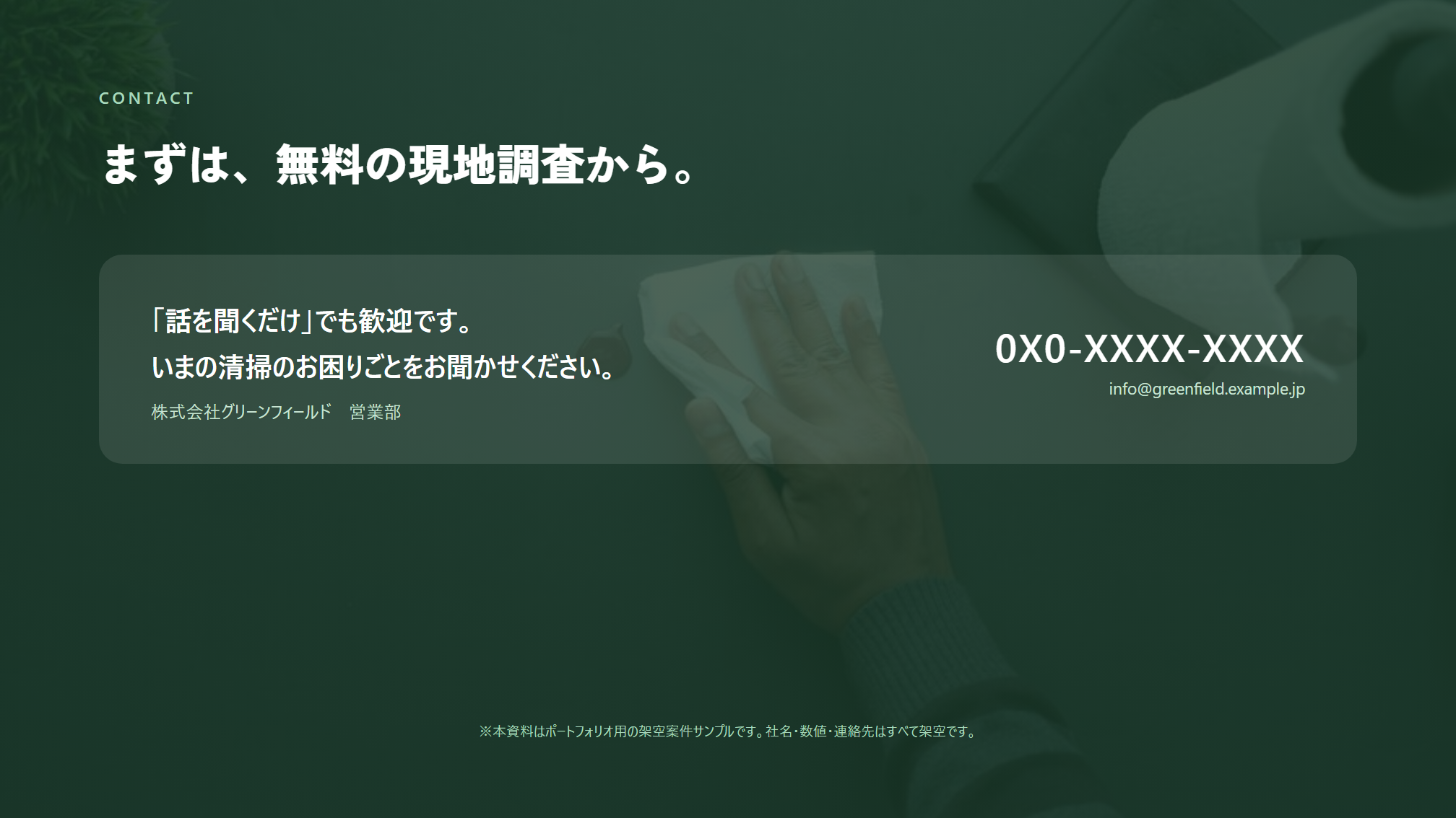 fig.8 — After 7／7 — お問い合わせ